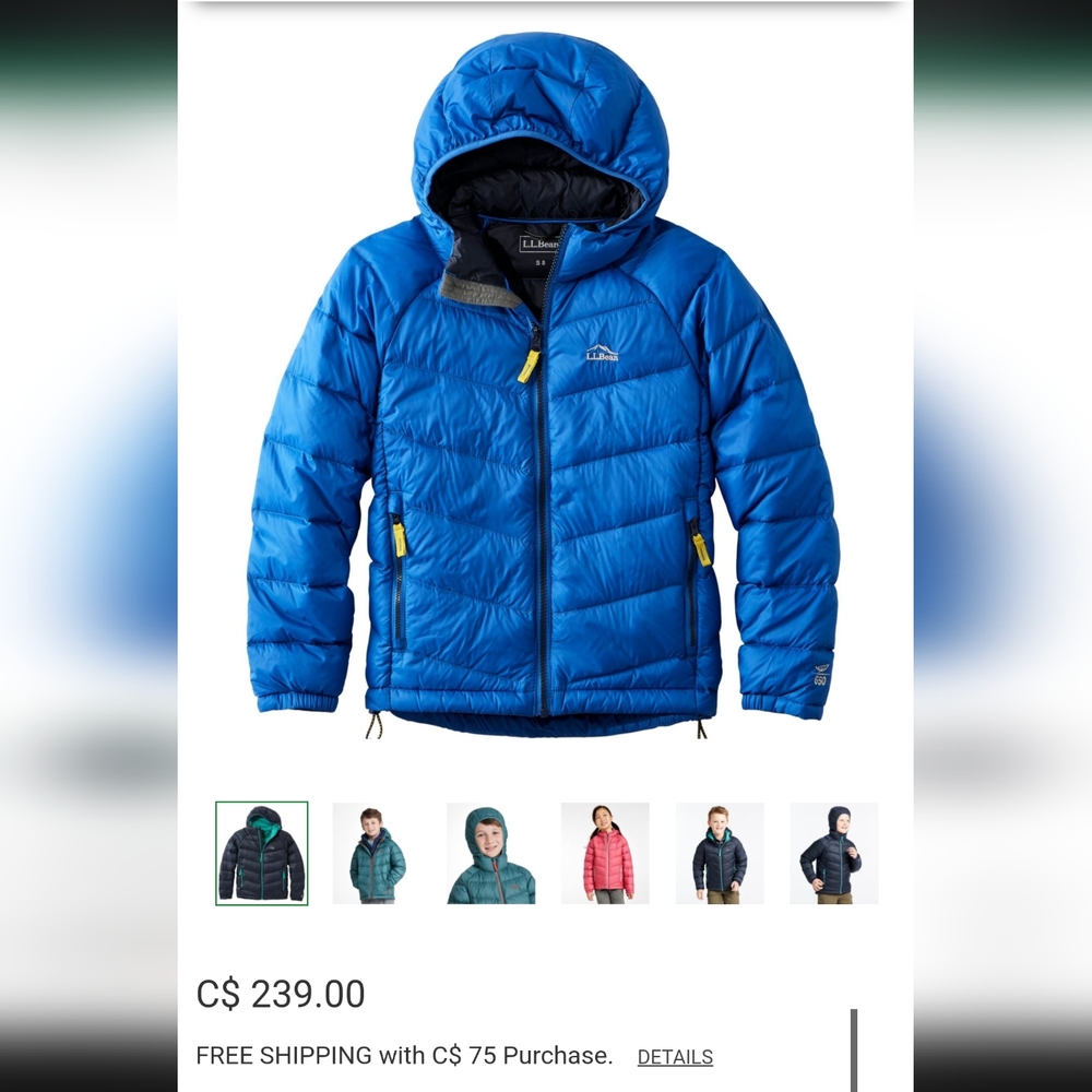 Kids lightweight LL Bean jacket 🧥